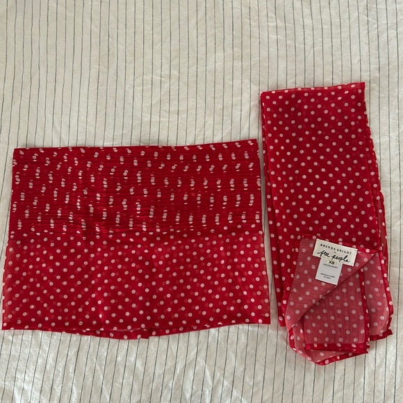 Free People, Nigel Preston Chiffon Tube Top, XS - Picture 4 of 7